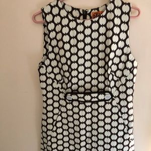 Tory Burch dress, Sz 10 Never worn,  brown & cream